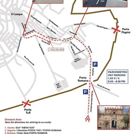 Del Sole Bed & Breakfast Siena